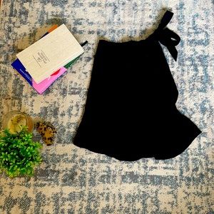 Black Wrap Skirt